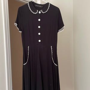 Christy Dawn handmade dress, black, size medium